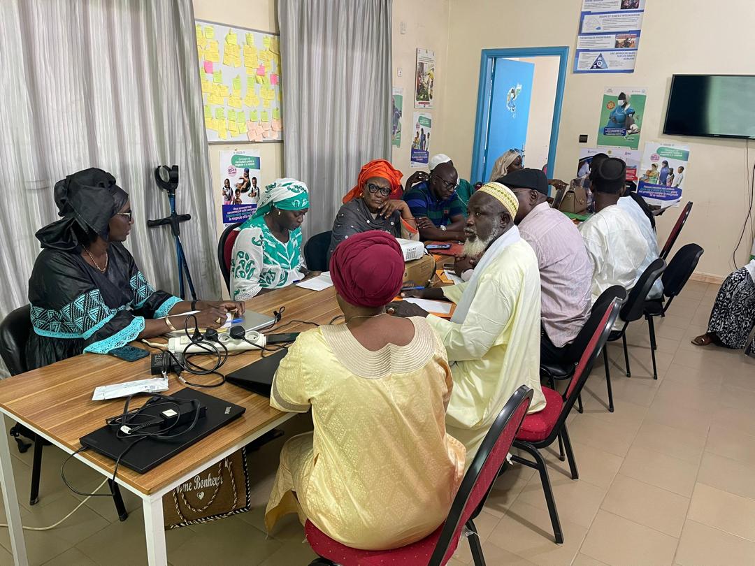 Atelier d’orientation à Keur Massar pour la promotion de l’auto soin